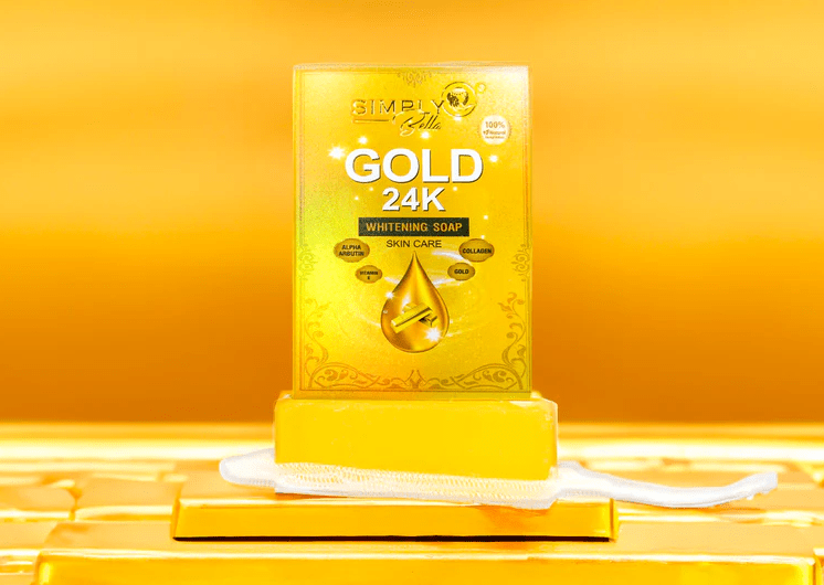 GOLD 24K whitening soap