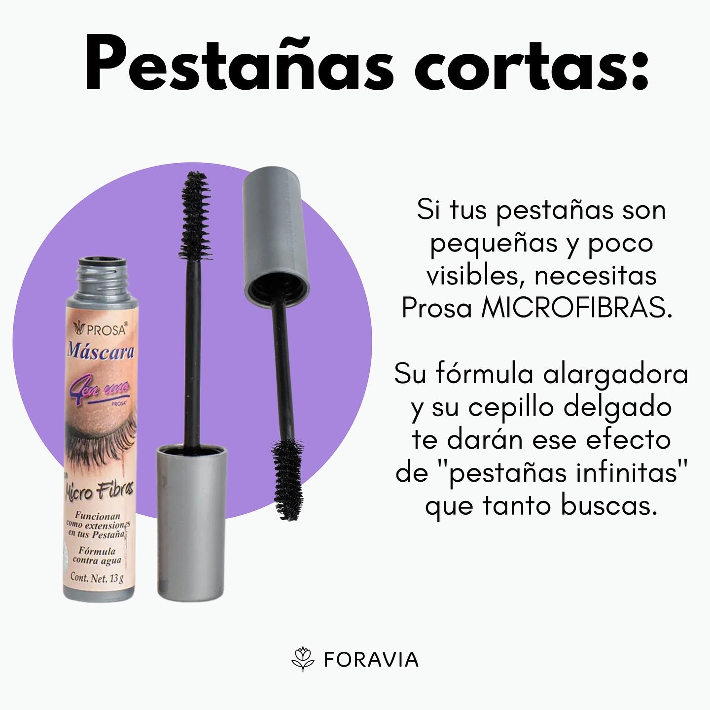 Máscara de pestañas Micro Fibras PROSA