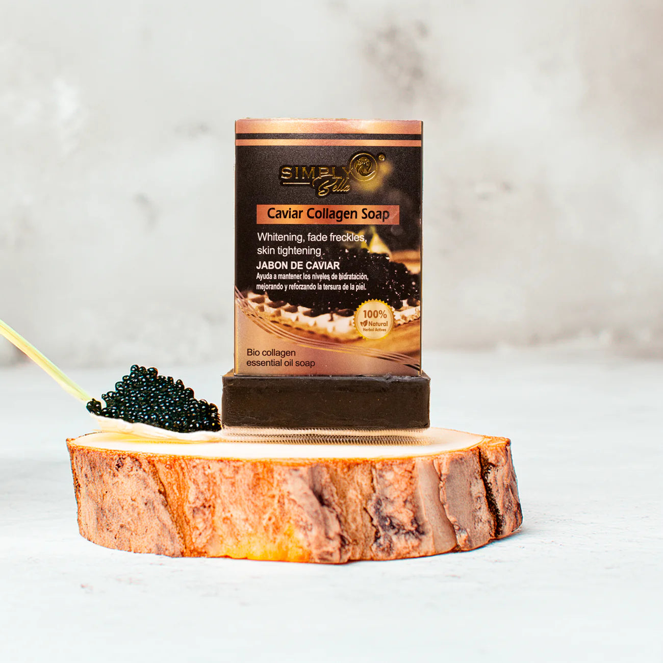 Caviar collagen soap