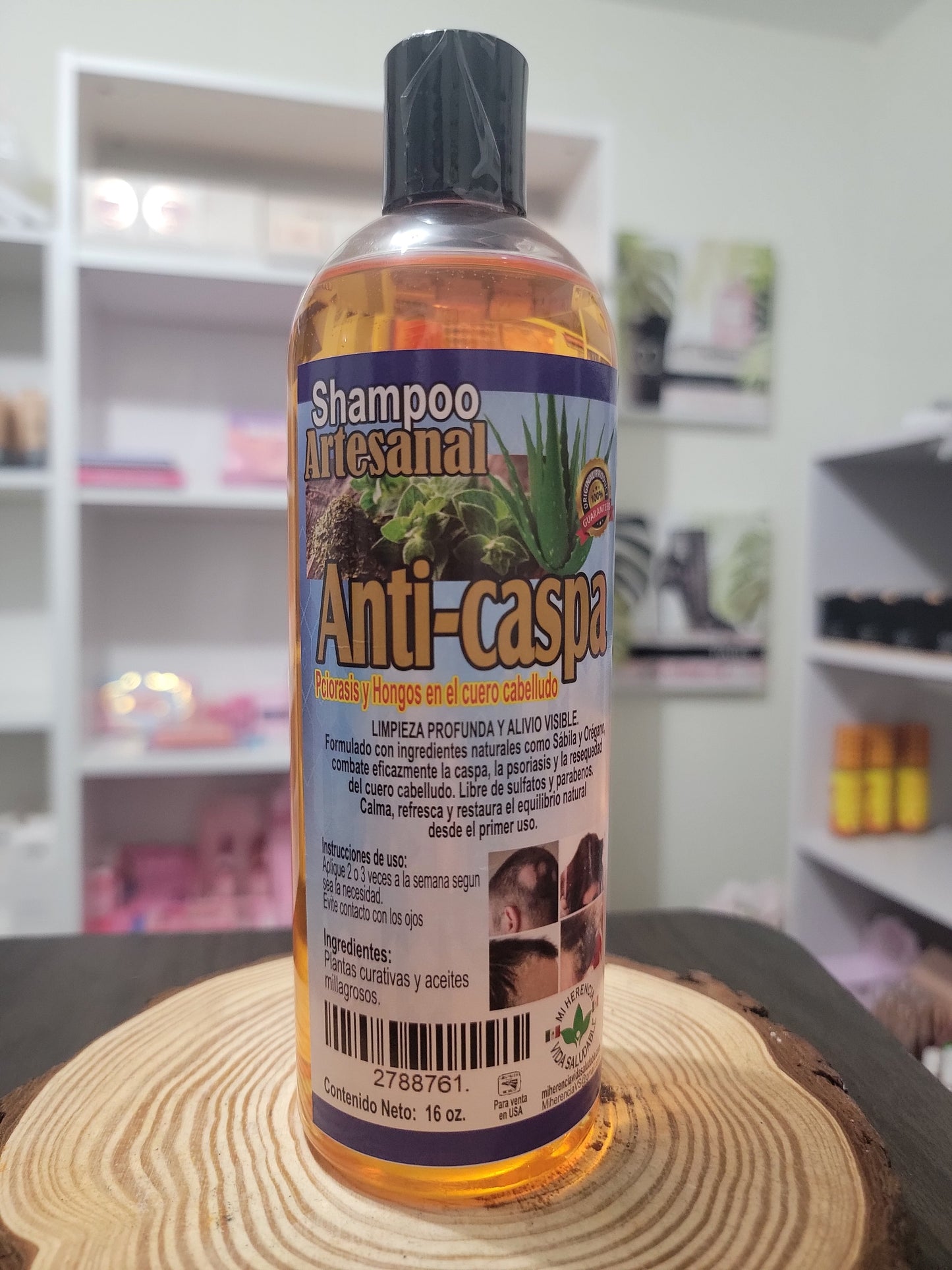Shampoo artesanal anti-caspa