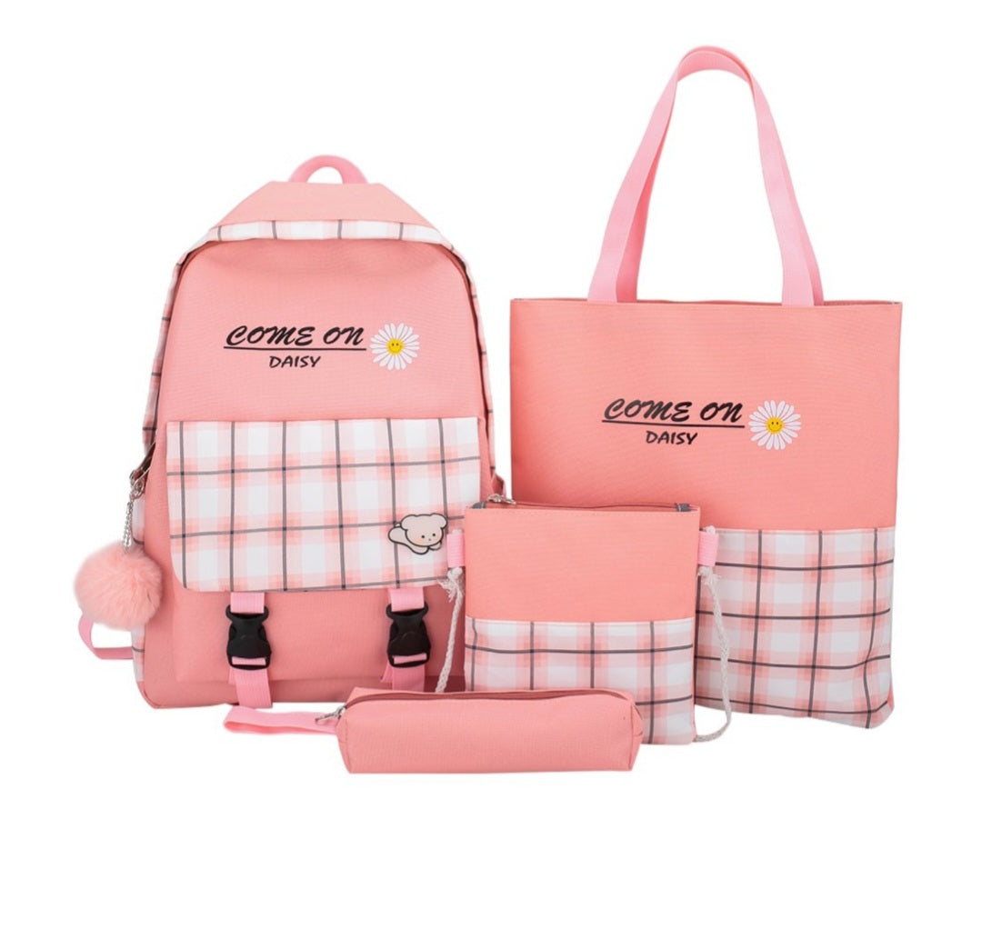 Conjunto Mochila 4 piezas