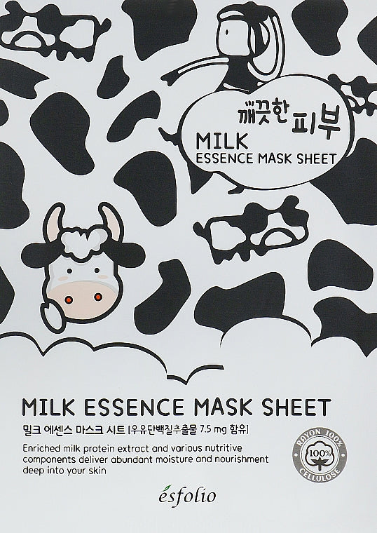 Milk mask sheet
