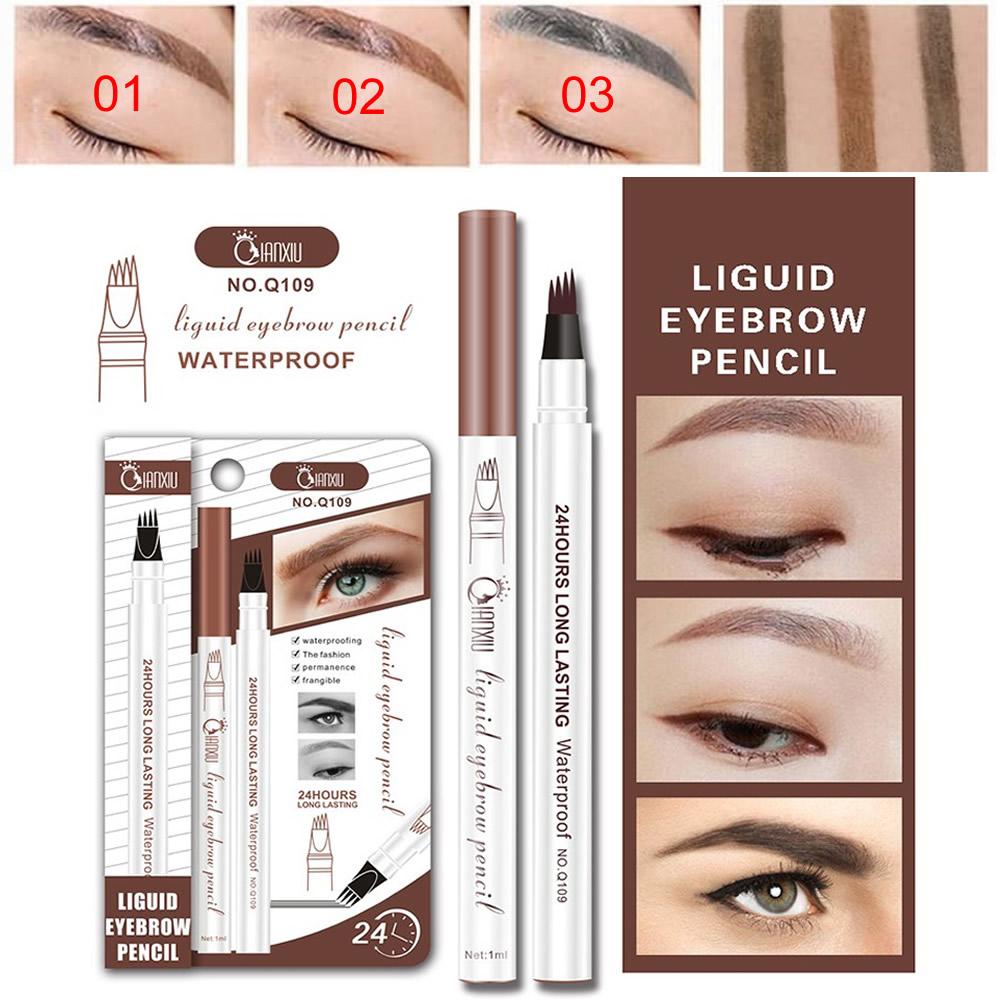 Liquid eyebrow microblading